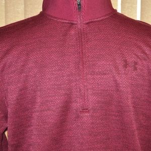 Under Armour quarter zip pullover burgundy NWT